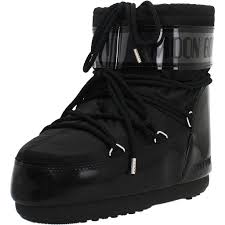 Moon Boot Classic Low Glance Stivali da Neve Neri