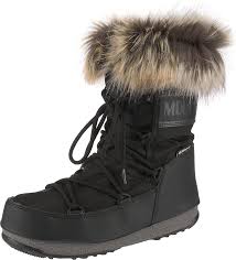 Stivali da Neve Moon Boot Monaco Low WP2 - Nero