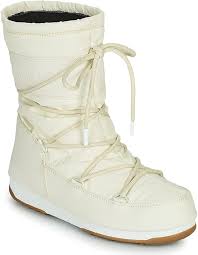 Moon Boot Mid Rubber WP Crema - Stivali Impermeabili 41