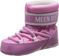 Moon Boot Crib: Scarpine Neonato Unisex Rosa