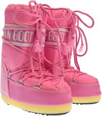 Moon Boot Nylon Rosa - Stivali Invernali Unisex Bambini 31-34