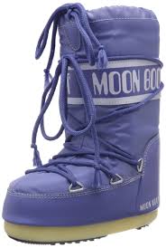 Stivali da Neve Bambino Moon-boot Blu Avio 078 - 27 EU