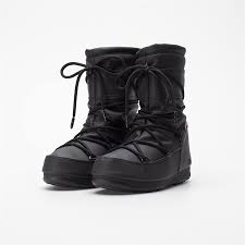 Moon Boot Mid Rubber WP Nero - Stivaletto Impermeabile 36