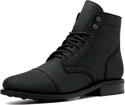 Stivali Stringati da Uomo Nero - Thursday Boot Company