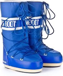 Moon Boot Nylon: Stivali Invernali Unisex Bambini Blu Elettrico