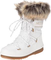 Moon Boot W.E. Monaco Bassi WP - Stivali da Neve Donna Bianchi