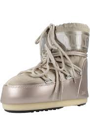 Moon Boot Icon Bassa Glitter Argento