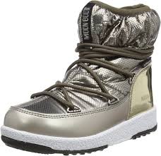 Moon Boot MB Jrgirl Bassa Nylon Premium WP - Stivali da Neve per Bambine