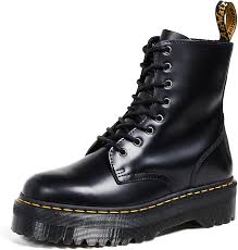 Stivali Dr. Martens Jadon Neri Lucidi Unisex